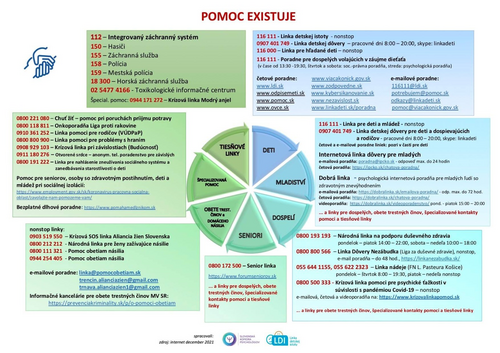 Infografika o psychologickej pomoci
